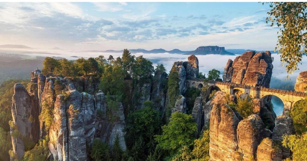 Ferienwohnung Nahe Schloss Kuckuckstein,Infrarotsauna, Hunde Liebstadt ภายนอก รูปภาพ