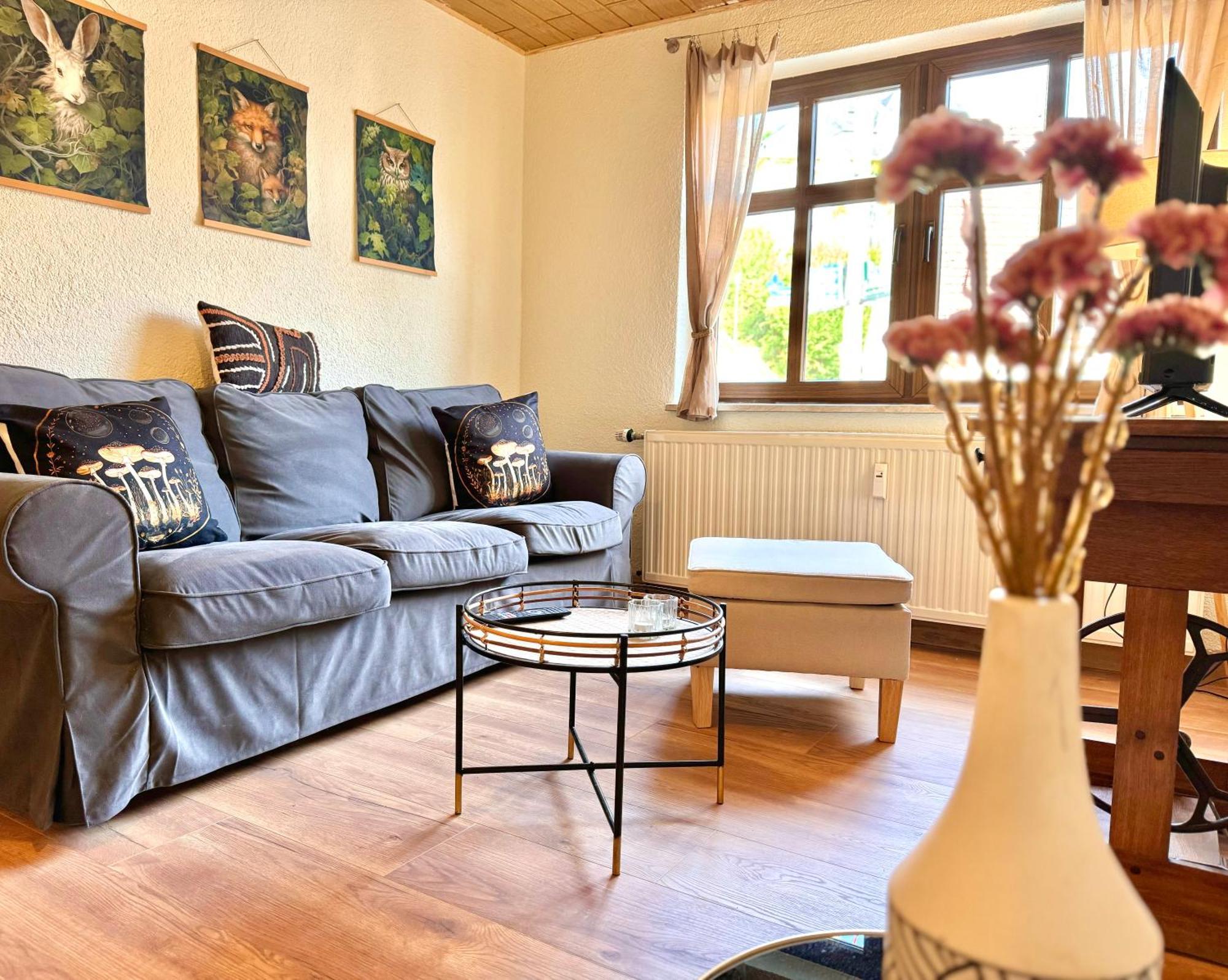 Ferienwohnung Nahe Schloss Kuckuckstein,Infrarotsauna, Hunde Liebstadt ภายนอก รูปภาพ
